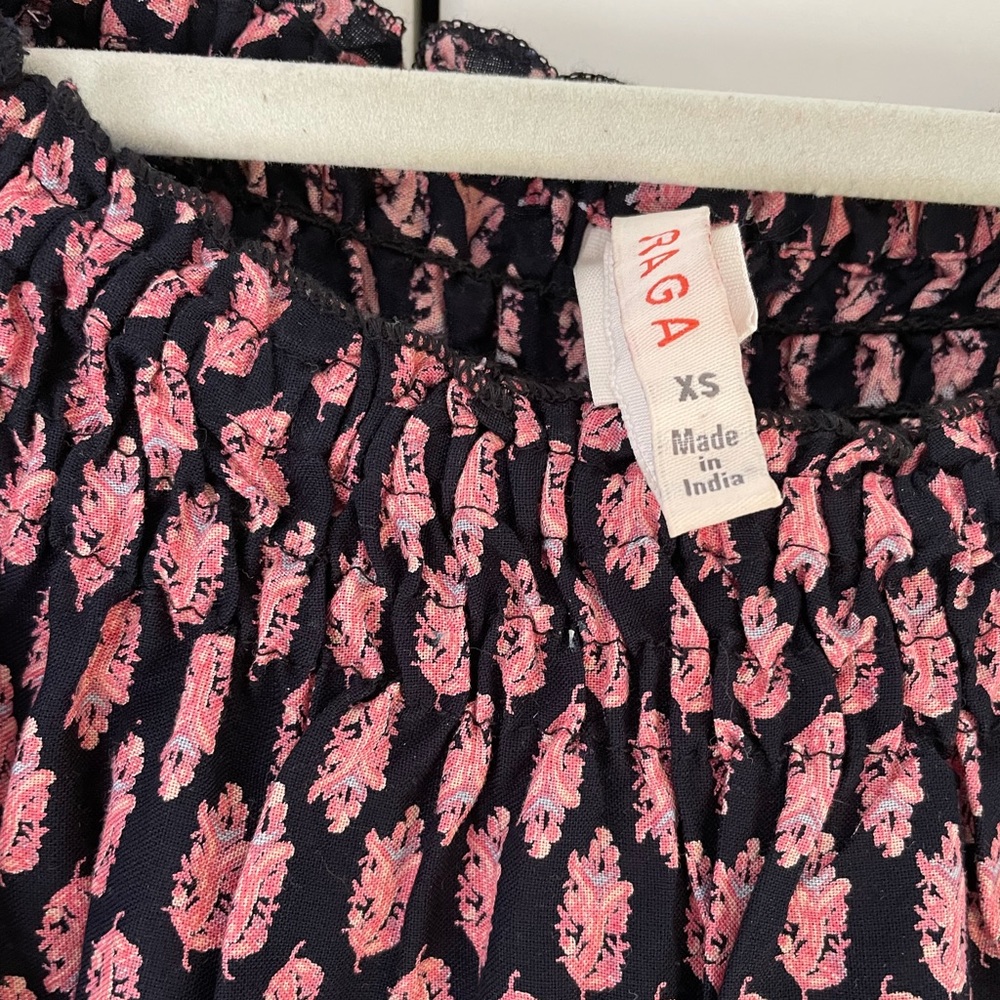 Anthropologie Raga Boho Off-shoulder Romper XS - Picture 7 of 8